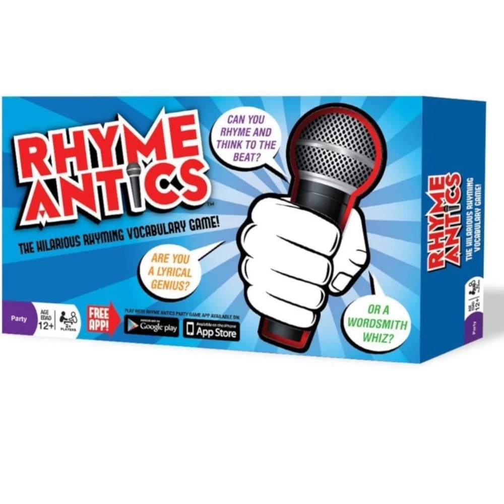 Rhyme Antics - Brand New Sealed in Box - The Hilarious Rhyming Vocabulary Game‎